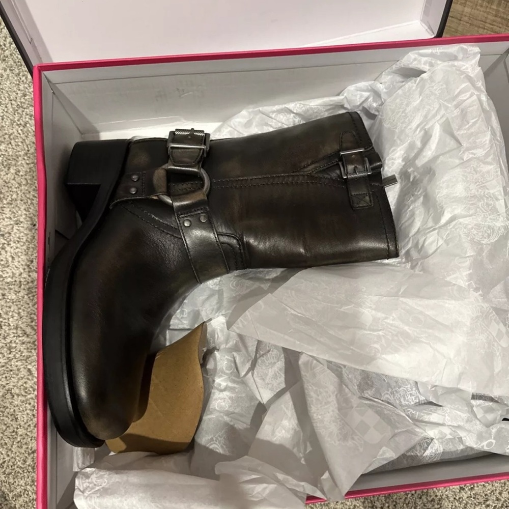 Vince Camuto Kaemie Women's Boots Black Brown Size 6.5